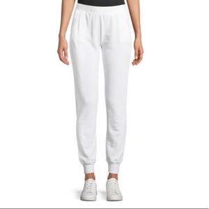 ATM White French Terry Joggers - Size Small